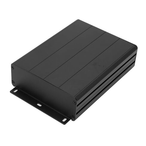 Matte Black Extruded Aluminum Alloy Enclosure, Split Type Electronic Project Case GPS Shell Box, 45 * 122 * 160mm Wiring DIY Aluminum Casing for PCB in Kuwait