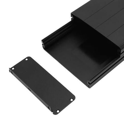 Matte Black Extruded Aluminum Alloy Enclosure, Split Type Electronic Project Case GPS Shell Box, 45 * 122 * 160mm Wiring DIY Aluminum Casing for PCB in Kuwait