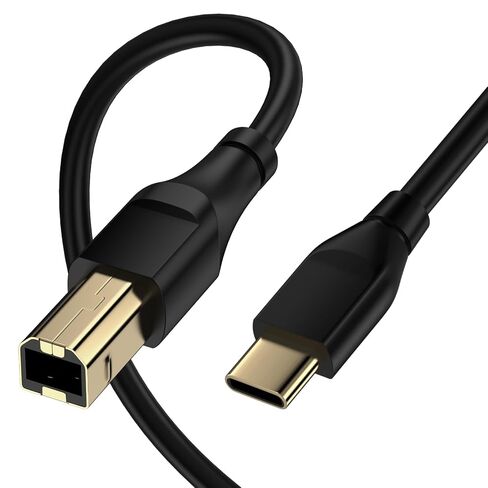 ANDHOT USB B to USB C Printer Cable 10 FT High Speed Type C Printer Cord in Kuwait