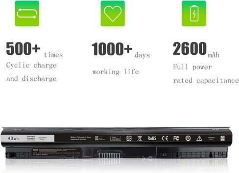 M5Y1K Battery for Dell Inspiron 15 5555 5558 5559 3552 3558 3567 14 3451 3452 3458 5458 17 5755 5758 5759 P51F VN3N0 [2600mAh 40Wh 14.8V] Replacement Battery in Kuwait