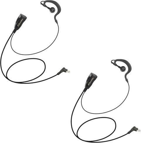 Arrowmax AEH1500-M1 G-Shape Earpiece Compatible with Motorola CP200 CP200D BPR40 CP100D CP185 RDM2070D Two-Way Radios, Earhook Headset for Commercial Use in Saudi Arabia