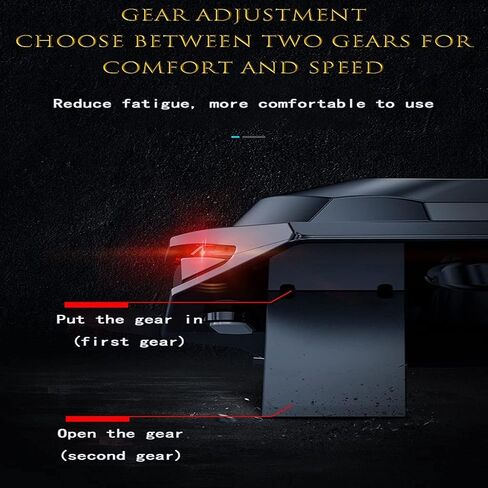 RGB Gaming Laptop Cooler Adjustable Notebook Stand 3000 RPM Powerful Air Flow Cooling Pad for 12-17 Inch in Saudi Arabia