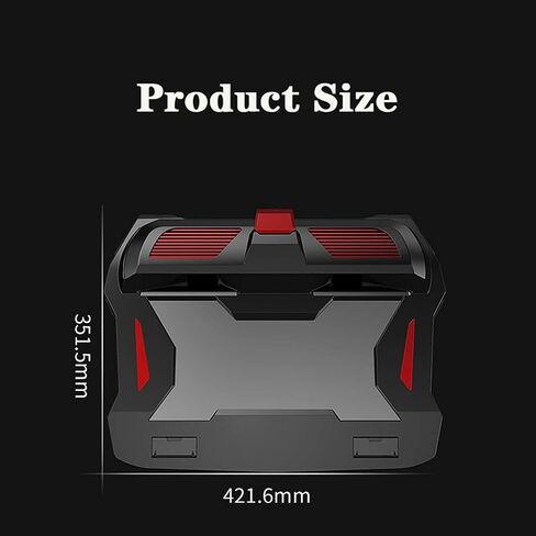 RGB Gaming Laptop Cooler Adjustable Notebook Stand 3000 RPM Powerful Air Flow Cooling Pad for 12-17 Inch in Saudi Arabia