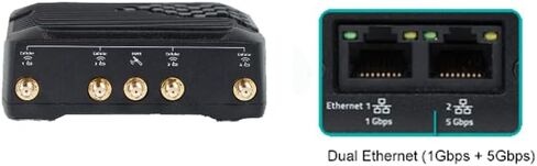 Semtech Airlink XR60 R2, 4x4 MIMO 5G Router, Global, Dual Ethernet, NO Wi-Fi, Includes 5 -Year AirLink Complete - 1105345 in Saudi Arabia