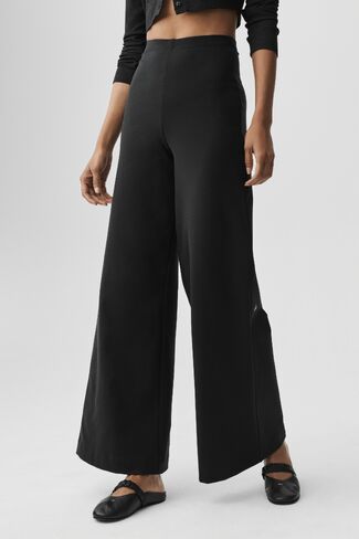 Alo Yoga Airbrush High-Waist Wide Leg Pant (Regular) - Black in Saudi Arabia