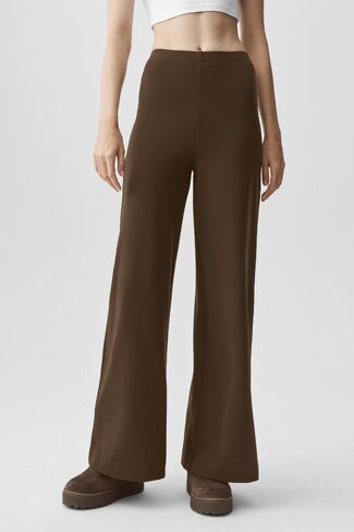 Alo Yoga Airbrush High-Waist Wide Leg Pant (Long) - Espresso in Saudi Arabia