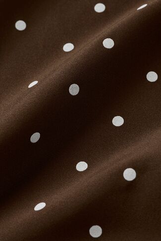 Alo Yoga Airlift Polka Dot Splendor Bra - Espresso/White in Saudi Arabia