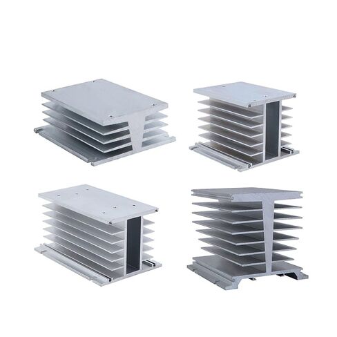 مرحل الحالة الصلبة ثلاثي الطور CG مشعاع 10A 25A 40A 60A 80A 100A 120A 200A ألومنيوم مع مروحة 12VDC 24VDC 220VAC in Kuwait