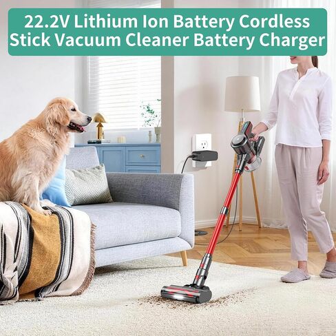 26V Adapter for CHEBIO A16,Ciogu P2 Cordless Vacuum Cleaner 22.2V Cordless Stick Vacuum Cleaner Charger in Saudi Arabia