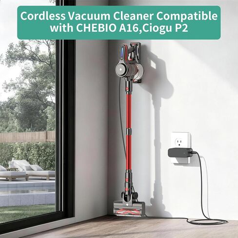 26V Adapter for CHEBIO A16,Ciogu P2 Cordless Vacuum Cleaner 22.2V Cordless Stick Vacuum Cleaner Charger in Saudi Arabia