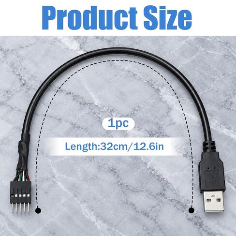 9 Pin to USB Adapter, USB Header Splitter in Saudi Arabia