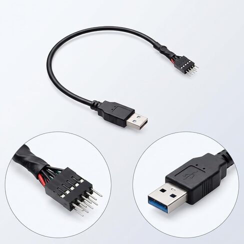 9 Pin to USB Adapter, USB Header Splitter in Saudi Arabia
