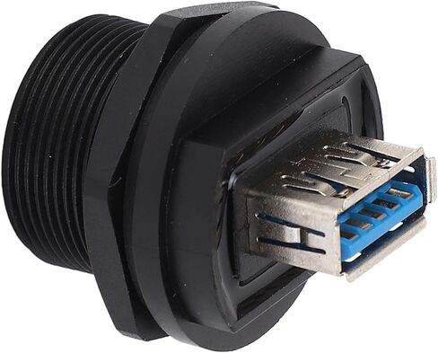USB 3.0 Dual Female Socket, Robust Threaded Design in Kuwait