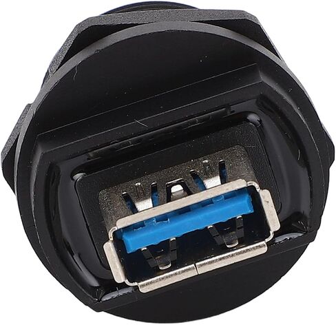 USB 3.0 Dual Female Socket, Robust Threaded Design in Kuwait