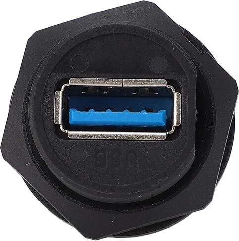 USB 3.0 Dual Female Socket, Robust Threaded Design in Kuwait