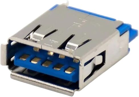 USB Type-A Female Straight 9-Pin Connector with Curled in Saudi Arabia