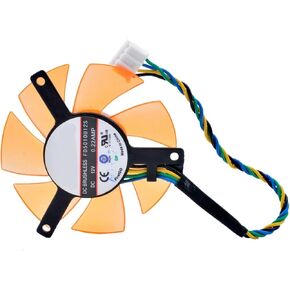 FD5010U12S 50x50x10mm Diameter 47mm, Pitch 39mm DC 12V 0.22A 4pin Cooling Fan for 9400GT 9500G Graphics Card in Kuwait