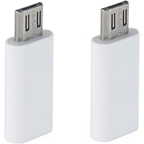 2pcs Micro USB to Type-c Adapter Set for Data Transfer and Connection in Saudi Arabia