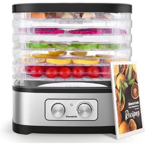 Seeutek Food Dehydrator, 5 BPA-Free Trays, Adjustable Temperature Control in Saudi Arabia