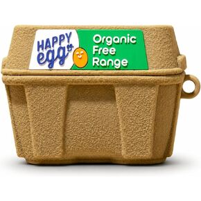 Funny Cartoon Egg AirPods 4 Case – Cute Soft Silicone Shockproof Protective Cover Compatible with AirPods 4th Generation – Kawaii Accessory for Women & Man in Saudi Arabia
