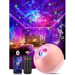One Fire 360 Game Lights Galaxy Projector Gaming Accessories Gaming Room Decor Green Star Bluetooth Speaker+15 White Noise Man Cave Accessories Cool Gifts for Men Birthday Gift Cool Stuff for Teen Boy in Saudi Arabia