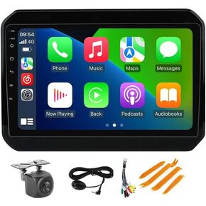 8Core 2+32GB 9" IPS Touch Screen Android Car Stereo for Suzuki Ignis 2016 2017 2018 2019 2020 Car Radio Built-in Car-Play Android Auto GPS Navigation Dash Kit in Kuwait