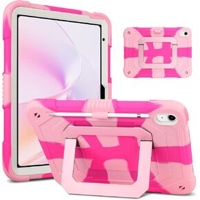 SAMONPOW for iPad A16 Case Kids iPad 11th/10th Generation 11/10.9 Inch Pink in Saudi Arabia