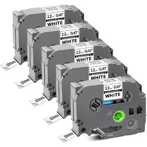 4-Pack TZe-231 Replacement for P Touch Label Tape 12mm 0.47 in Saudi Arabia