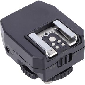 MAVIS LAVEN TTL Flash Hot Shoe Adapter, ABS Material, 4 Flash Sync, Extends Camera Compatibility for DSLR and Mirrorless Users in Saudi Arabia