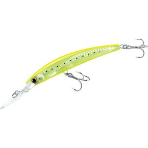 Yo-Zuri Crystal 3D Minnow Deep Diver Lure, Chartreuse Silver, 6-Inch in Saudi Arabia