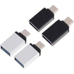 Tofficu 4pcs Type C to USB 3.0 Adapter for Data Transfer, Aluminum Alloy in Kuwait