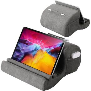 حامل وسادة الكمبيوتر اللوحي CreaDream، وسادة وسادة لجهاز IPad، حامل الكمبيوتر اللوحي للسرير والحضن والمكتب مع 3 زوايا عرض، ملحق الكمبيوتر اللوحي متوافق مع أجهزة الكمبيوتر اللوحية مقاس 4-13 بوصة Kindle وGalaxy Tab والقارئ الإلكتروني (رمادي) in Kuwait
