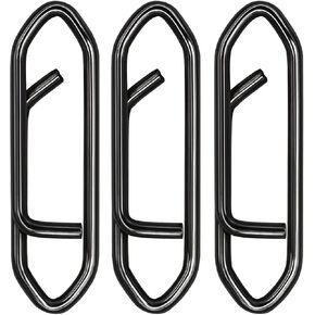 Fishing Power Clips, 200pcs Fishing Speed Clips for Fishing Lure Quick Change, High Strength Stainless Steel Clips Snap Freshwater Saltwater Crankbait Popper Lure Connector Tackle in Kuwait