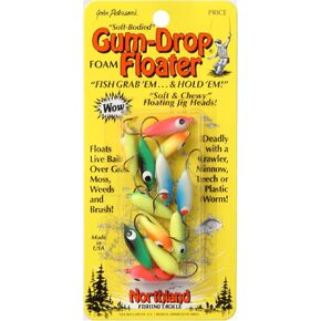 Northland Tackle PJ2-12-99 Gum-Drop Floater, Assorted, 2 Hook in Saudi Arabia