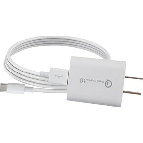 AC Power Supply Adapter Charger with 1.5m Charging Cord Compatible for Oculus Quest 2/Quest 2 Pro/Quest 1 - White in Saudi Arabia