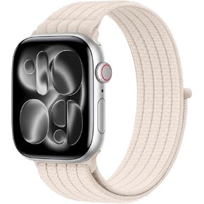 Nylon Sport Loop Band for Apple Watch Band 40mm 38mm 41mm 42mm 44mm 45/46mm in Saudi Arabia