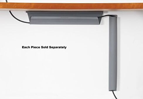 Humanscale, Large - Under Desk Cable Management, Material: 100% Recyclable Plastic, Dimensions: Diameter: 3.6" x 24"L, Color: Gray, Qty: 1 in Saudi Arabia