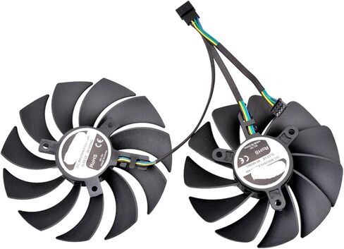 2 Pcs 4PIn 100mm GAA8S2U 88mm GA92S2U RTX3070Ti RTX3070 Ti GPU Cooler for Dual Edge Graphics Card Cooling Fan(Two Fans) in Kuwait