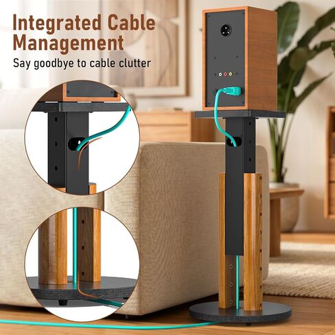 Universal Speaker Stands Pair for Bookshelf Studio Monitor Home Speakers in Saudi Arabia