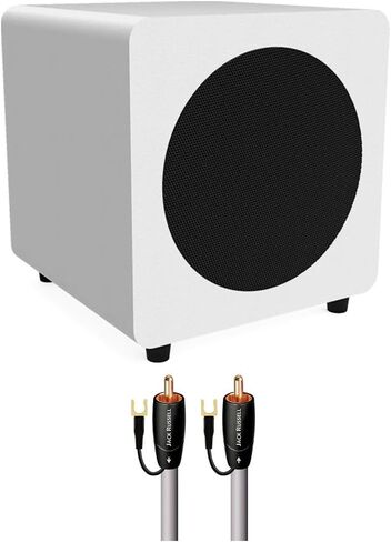 Kanto SUB8VMW Sealed Powered Subwoofer | 300W Peak Power | 8" Woofer | Matte White in Saudi Arabia