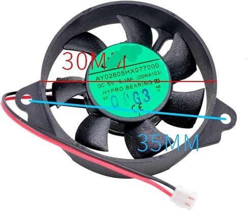AY02605HX077000 00W4103 5V 0.18A 3cm 30mm Fan Miniature Round Small Cooling in Kuwait