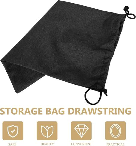 Tripod Storage Bag Black Oxford Cloth Drawstring Bag Outdoor Xmas in Kuwait