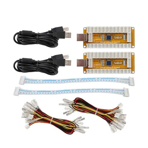 SJ@JX Arcade Game USB Encoder Zero Delay 2 Player Gamepad LED Button Joystick Controller for Nintendo Switch PC PS3 Retropie Raspberry Pi MAME in Kuwait
