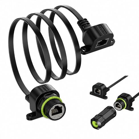 EDUP LOVE Cat6 Flat Starlink Window Cable Pass Through RJ45 Extension Cable in Saudi Arabia
