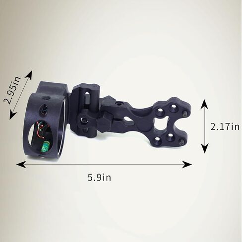 Compound Bow Sight Four Way Adjustable 5-Pin Sight 019 "Horizontal Fiber Optic Pin Bubble Level Easy to Install Universal Sight for Composite Bow in Saudi Arabia