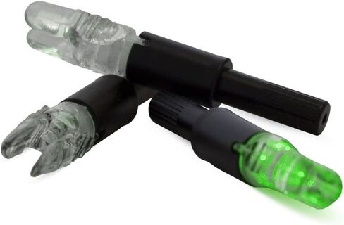 New Archery Products Thunderglo Compound Bow LED Illuminated Durable Long-Lasting Auto Turn-On Arrow Nocks - 3 or 6 Pack in Saudi Arabia