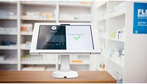 Compulocks Surface Pro Copilot+ PC 12", Apex Enclosure Mast Counter Stand - Black in Saudi Arabia