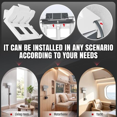 حامل حائط 2 في 1 لجهاز التوجيه Starlink Gen 3/V4/V5/4X ومصدر الطاقة in Kuwait