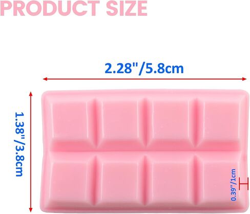 Fake Chocolates Models Pink, PVC Realistic Display Food Props Artificial Desserts Candy for Decoration, Photography-6 Pcs in Saudi Arabia