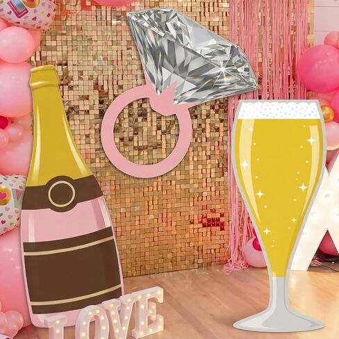 3 Pcs Bachelorette Party Decor Bachelorette Photo Booth Prop in Saudi Arabia